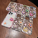 3D Flower Phone Case For iPhone