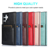 Leather Card Holder Phone Case For Samsung