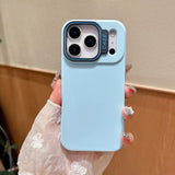 Solid Color Shockproof Phone Case For iPhone