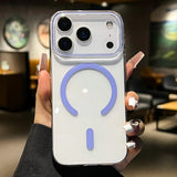 Slim Clear Transparent Magnetic Hard PC Case For iPhone