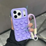 Silicone Suction Cup Soft Phone Case For iPhone