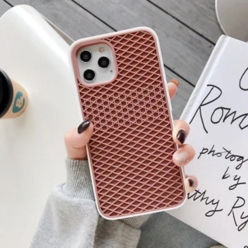 Classic Waffle Sole Phone Case For iPhone