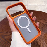 Color-blocking Shockproof Magnetic Phone Case For iPhone