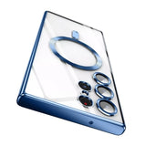 Luxury Plating Magnetic Clear Case For Samsung