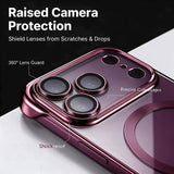 Ultra Thin Frameless Plating Phone Cases For iPhone