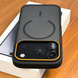 New Luxury Translucent Magnetic Shockproof Matte Case For iPhone