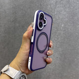 Magnetic Transparent Acrylic Phone Case For iPhone