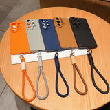 Solid Color Soft Polka Dot Phone Case For Samsung