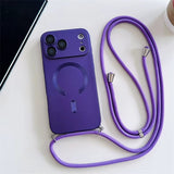 Crossbody Lanyard Magnetic Case For iPhone