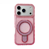Shiny Magnetic Stand Phone Case For iPhone