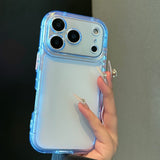Jelly-like Airbag Transparent Phone Case For iPhone