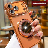 Diamond Mirror Magnetic Case For iPhone