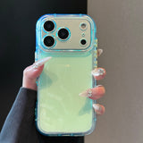 Jelly-like Airbag Transparent Phone Case For iPhone