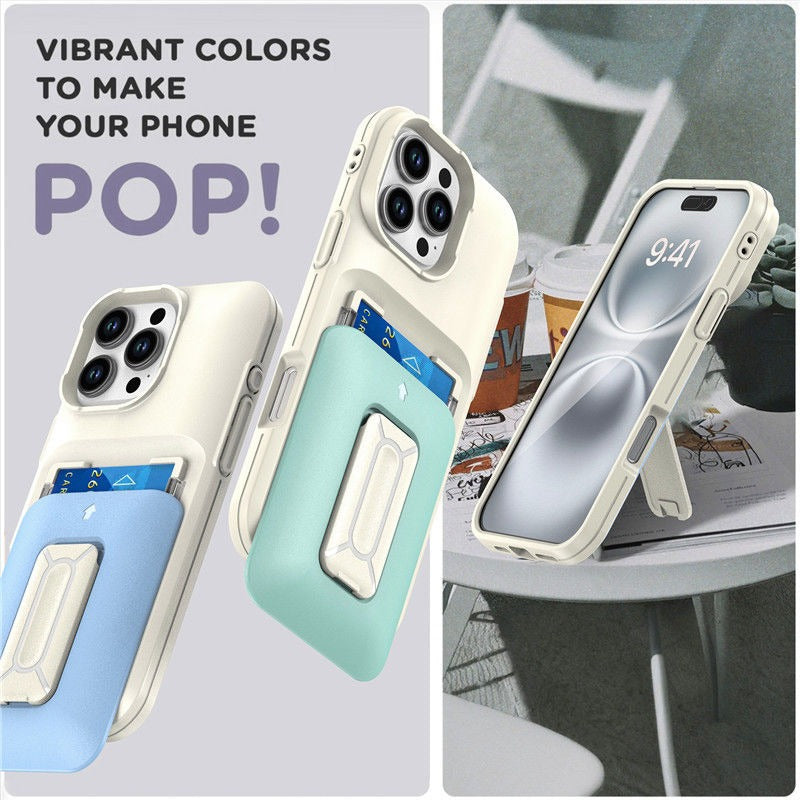 Card Slot I Phone Case with Holder For iPhone