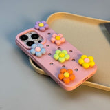 DIY Flower Hole Phone Case For iPhone