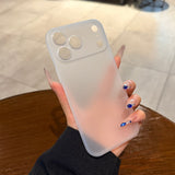 Transparent Frosted Soft Silicone Phone Case For iPhone