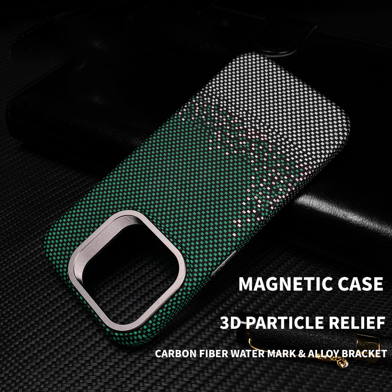 Luxury Matte Carbon Magnetic Slim Case For iPhone