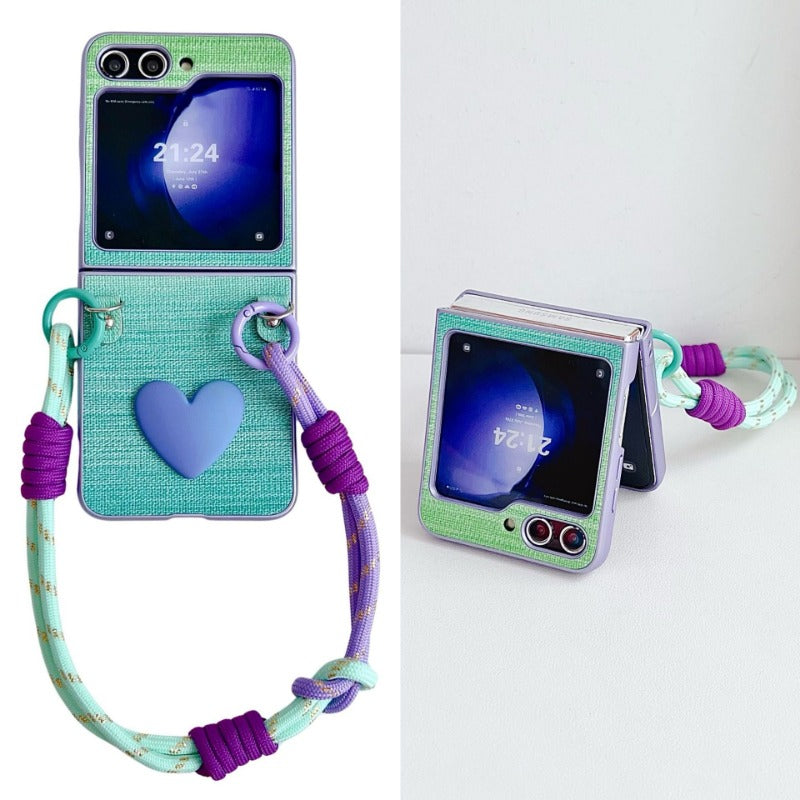 Heart Phone Case For Samsung Z FLIP 7 6 5 4 3