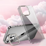 Invisible Bracket Diamond Magnetic Phone Case For iPhone