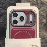 Large Window Magnetic Phone Case For iPhone