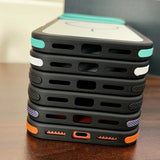 New Bicolor Matte Frosted Magnetic  Phone Cas For iPhone