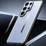 Metal Frosted Shockproof Phone Case For Samsung