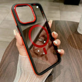 Transparent Magnetc Magsafe Phone Case For iPhone