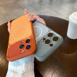 TPU Magnetic Case Wireless Charging Case For iPhone