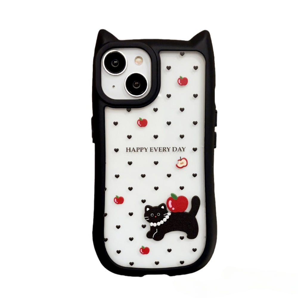 New Painted Kitten Phone Case For iPhone