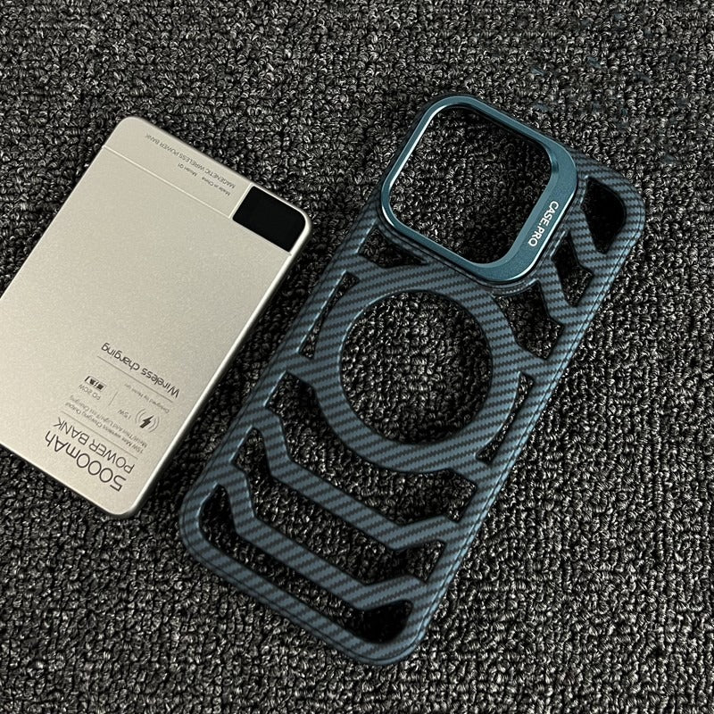 Ultra-thin Heat Dissipation Hidden Bracket Phone Case For iPhone