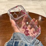 Flower-shaped Transparent Phone Case For iPhone