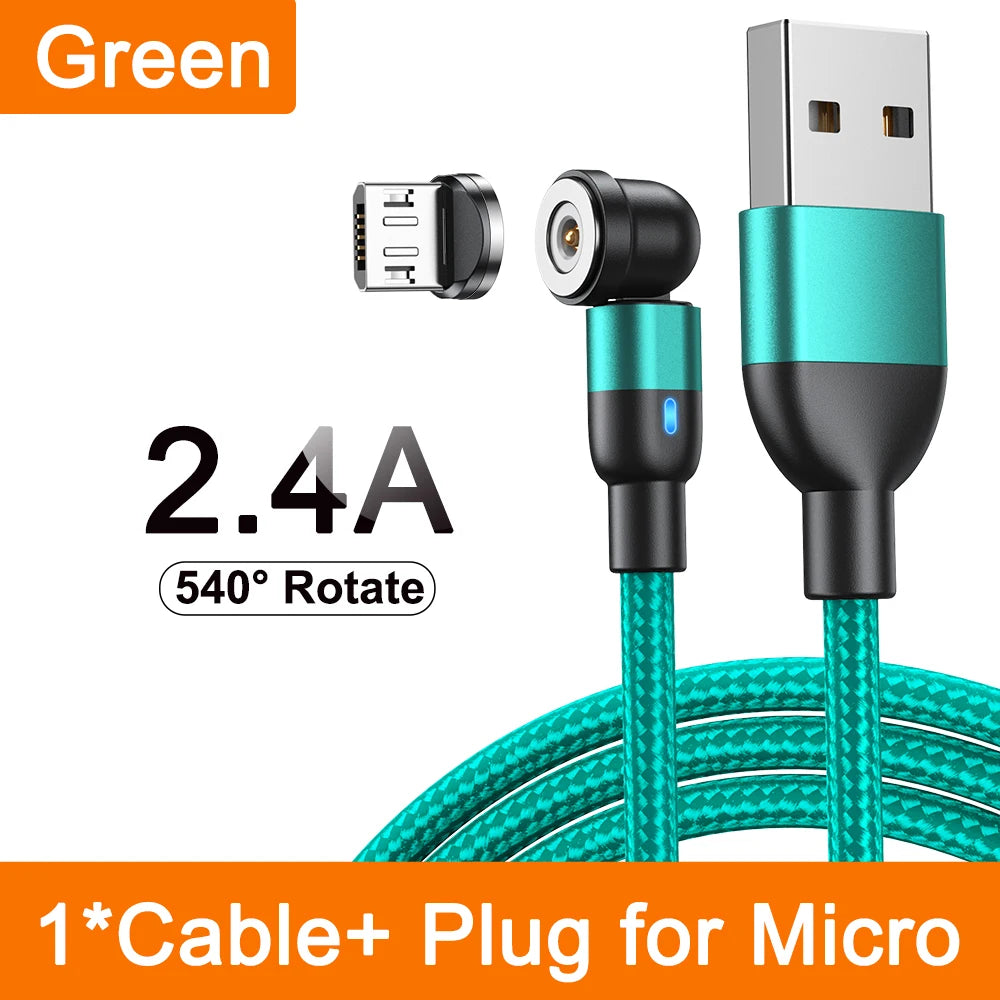 Magnetic Cable 3M 540 Rotate Magnet Charger