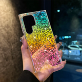 Aurora Gradient Magnetic Glitter Case For Samsung