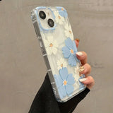 BLUE FLOWERS Phone Case For iPhone