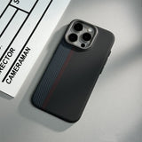 Carbon Fibre Wireless Charging Phone Case for iPhone