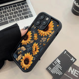 Flower Printed Phone Case For iPhone