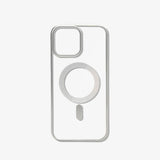 Transparent Acrylic Titanium Bezel Case For iPhone