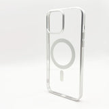 Transparent Acrylic Titanium Bezel Case For iPhone