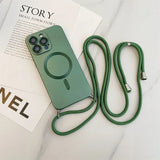 Crossbody Lanyard Magnetic Case For iPhone