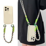 Crossbody Necklace Strap Lanyard Fall protection Phone Case For iPhone