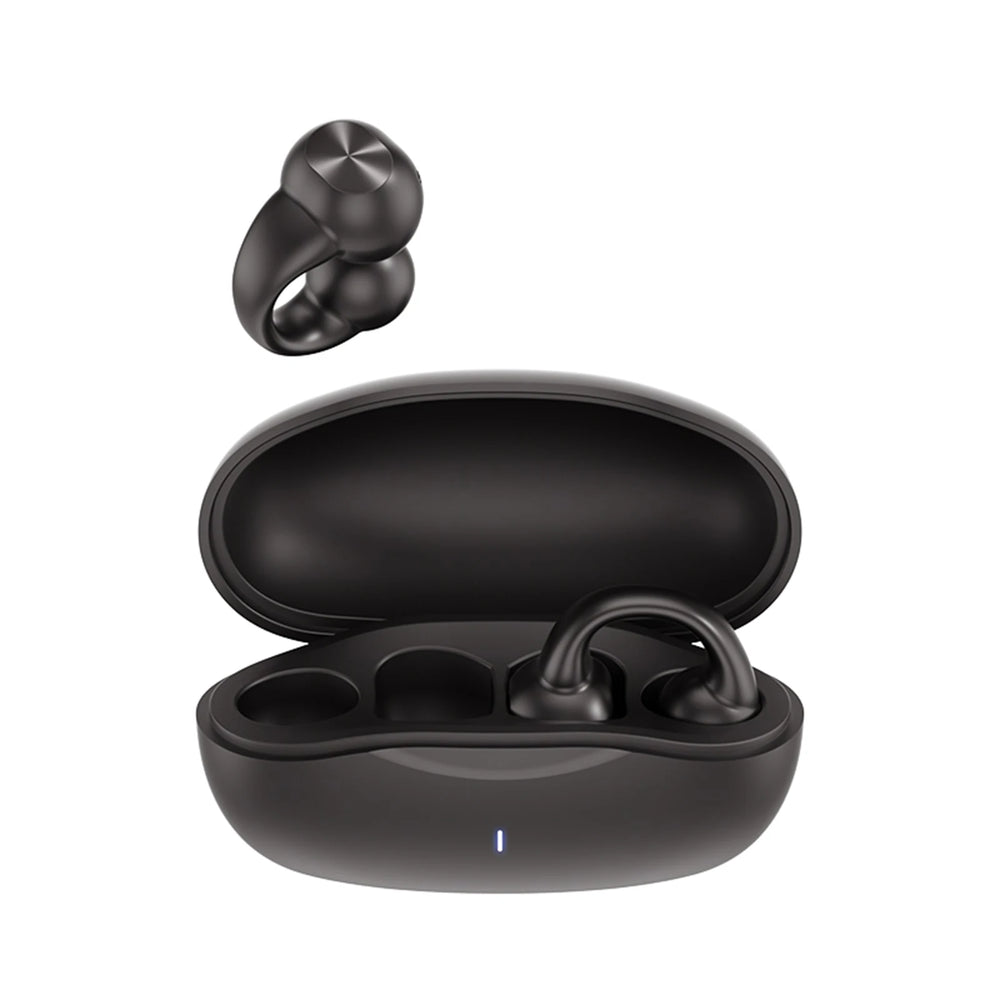 Earring Wireless Earbuds Bluetooth 5.3 with Charging Case Open Ear Headphones