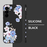 Flower Pattern Hand Lanyard Phone Case For Samsung