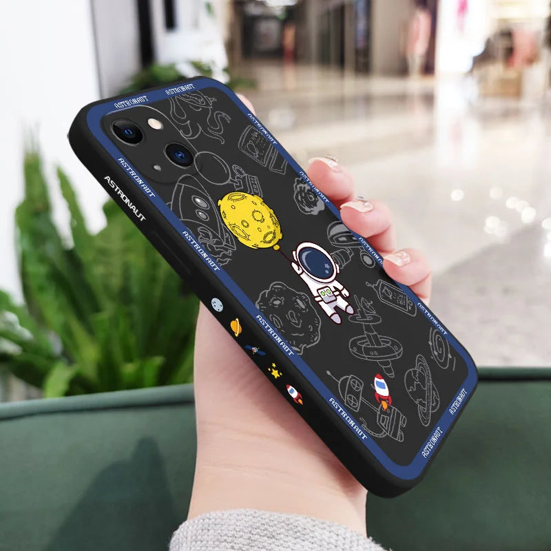 Flying Astronaut Phone Case For iPhone