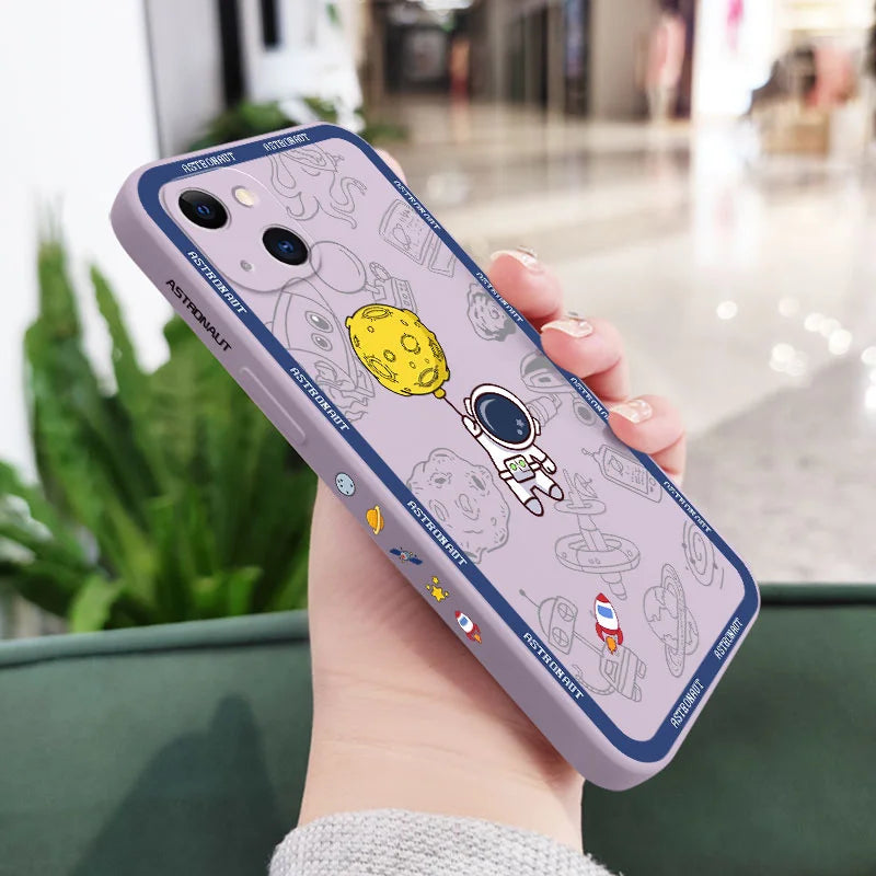 Flying Astronaut Phone Case For iPhone