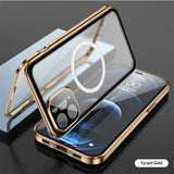 Metal Aluminium Alloy magnetic Magsafe Protection Case For iPhone