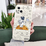 Funny Astronaut Phone Case For iPhone