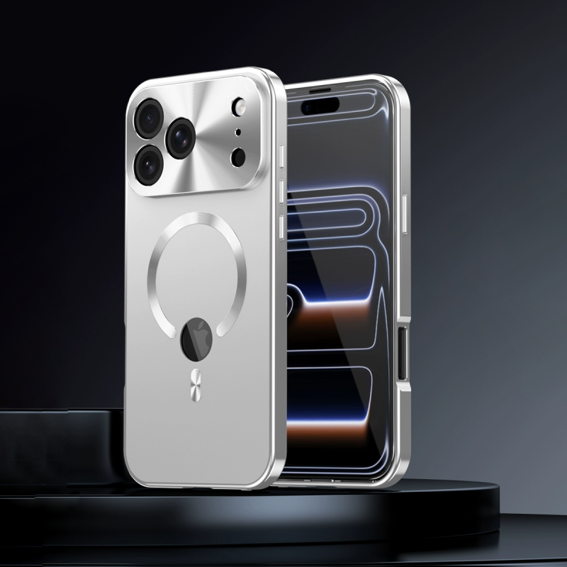 Metal Double-Sided Marker Magnetic Phone Case For iPhone