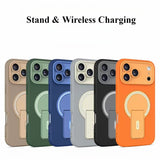 Magnetic Stand Anti-drop Phone Case For iPhone