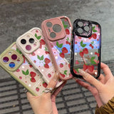 Heart-shaped Strawberry Phone Case For iPhone