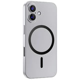 Metal Frame Magnetic Phone Case For iPhone